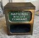 Vintage National Biscuit Company Tin Advertising Store Display Box Glass Window