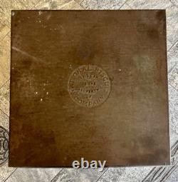 Vintage National Biscuit Company Tin Advertising Store Display Box Glass Window