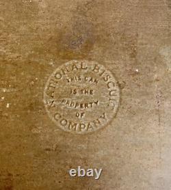 Vintage National Biscuit Company Tin Advertising Store Display Box Glass Window