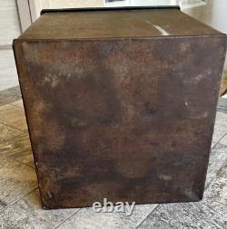 Vintage National Biscuit Company Tin Advertising Store Display Box Glass Window