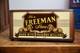 Vintage Neon Sign Freeman Shoe Boot Advertising Store Counter Display Antique