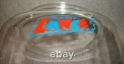 Vintage Nostalgic Lance Cracker Cookie Heavy Glass Counter Jar No LID Lovely Jar