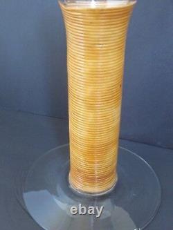 Vintage Oversize Display Champagne Glass with Rattan Wrap around Stem 17