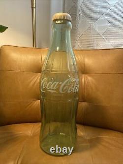 Vintage Oversized Coca Cola Bottle Glass Store Advertising Display 20