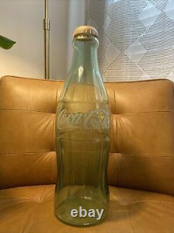 Vintage Oversized Coca Cola Bottle Glass Store Advertising Display 20