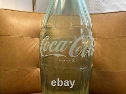 Vintage Oversized Coca Cola Bottle Glass Store Advertising Display 20