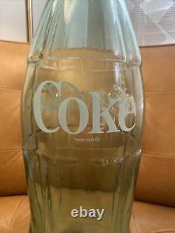 Vintage Oversized Coca Cola Bottle Glass Store Advertising Display 20