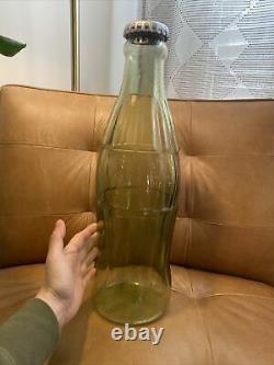 Vintage Oversized Coca Cola Bottle Glass Store Advertising Store Display 20