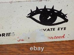 Vintage Private Eye Reading Magnifying Glass Store Display Holder