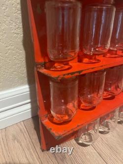 Vintage RCA Electron Tubes Metal Glass Jar Advertising Display
