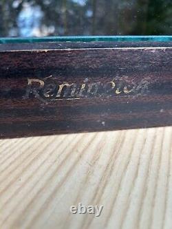 Vintage Remington Ammo Case Store Display Wood/Glass
