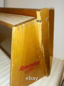 Vintage Remington Hi-speed 22's Wood & Glass Display Case