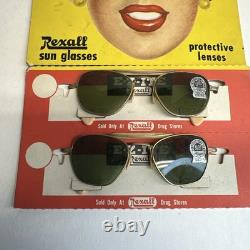 Vintage Rexall Sun Glasses Rare Store Counter Advertising Display