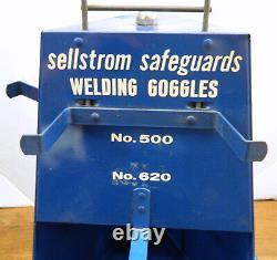 Vintage Sellstrom Safeguards Safety Glasses Welding Goggles Metal Store Display