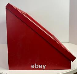 Vintage Simonds Rotary Files Glass Advertising Display Case Fitchburg, Mass