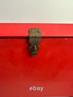 Vintage Simonds Rotary Files Glass Advertising Display Case Fitchburg, Mass