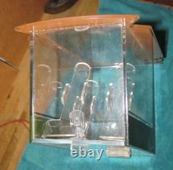 Vintage Small Hush Puppies Clear Plexiglass Store Display, VERY NICE