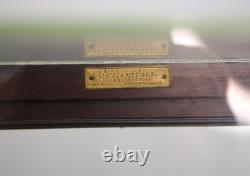 Vintage Store Counter Glass wood Display Case Antique Apothecary Cabinet shelf