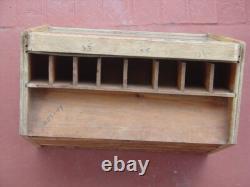 Vintage Store Counter Wood Glass Cabinet Display Case Hard Rubber Ace Comb