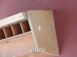 Vintage Store Counter Wood Glass Cabinet Display Case Hard Rubber Ace Comb