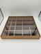 Vintage Tannery Lane Co 14.5 X 14.5 Wood Display Case, Box With Slide In Glass
