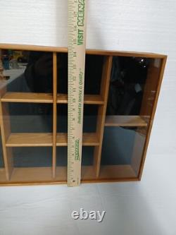 Vintage Tannery Lane Co Large 20 X 14 Display Case, Box With Slide In Glass