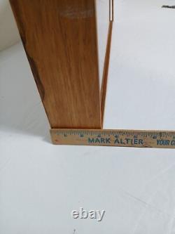 Vintage Tannery Lane Co Large 20 X 14 Display Case, Box With Slide In Glass