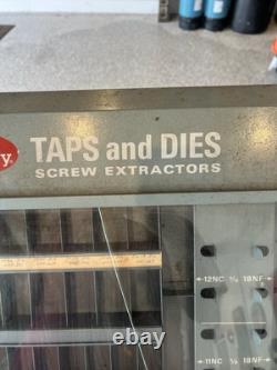 Vintage Tap And Die Display Case