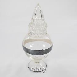 Vintage Tiffin Dakota Apothecary Glass Candy Jar Store Display 13in Pedestal