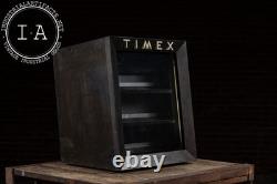 Vintage Timex Motorized Rotating Countetop Display Case