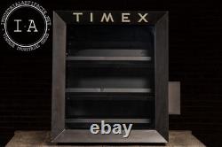 Vintage Timex Motorized Rotating Countetop Display Case