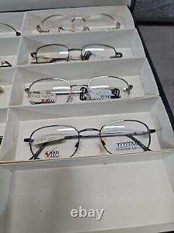 Vintage Titmus Advertising Display Box With 9 Glasses Frames New Box 1 (C17)