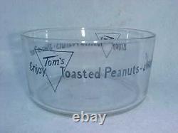 Vintage Tom's Peanut Half / Bowl Counter Jar, Lance Gordon's Display Store