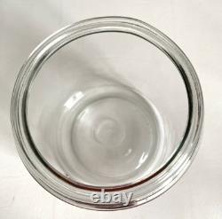 Vintage Tom's Toasted Peanuts Glass Store Counter Display Jar