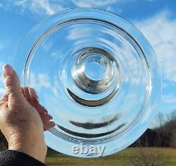 Vintage Valley Maid Chips Snacks Large Clear Glass Store Counter Display Jar Lid