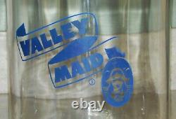Vintage Valley Maid Chips Snacks Large Clear Glass Store Counter Display Jar Lid