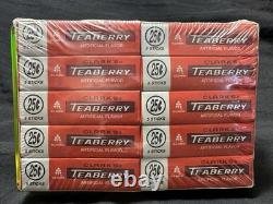 Vintage Vaseline/Uranium Clark's Teaberry Gum Glass Display Tray with Original Gum