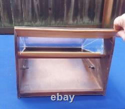 Vintage WEAREVER Advertising Wood/Glass Pen Nib Assortment Store Display Case