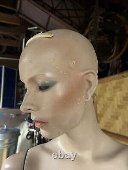 Vintage WOLF & VINE Full Size Female Mannequin Glass Eyes Store Display
