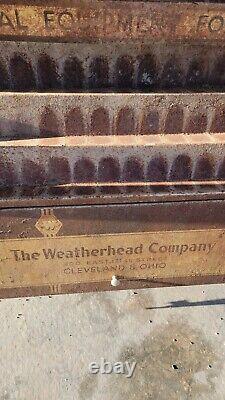 Vintage Weatherhead Fitting Advertising Display Shelf Rack With Jars And Product