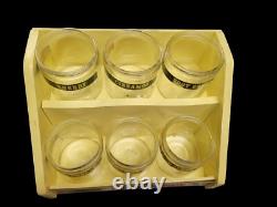 Vintage Whitman's Old Fashioned Stick Candy Display With Glass Jars RARE