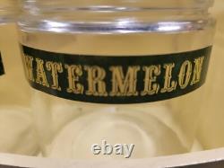 Vintage Whitman's Old Fashioned Stick Candy Display With Glass Jars RARE