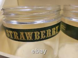 Vintage Whitman's Old Fashioned Stick Candy Display With Glass Jars RARE