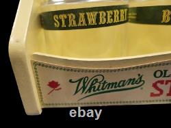 Vintage Whitman's Old Fashioned Stick Candy Display With Glass Jars RARE HTF