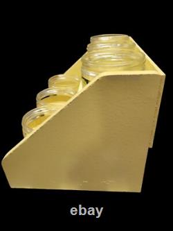 Vintage Whitman's Old Fashioned Stick Candy Display With Glass Jars RARE HTF