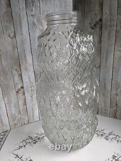 Vintage Wise Old Owl Glass Jar Large Store Display 21
