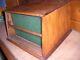 Vintage Wood And Glass Store Knife Display Case