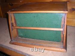 Vintage Wood and Glass Store KNIFE Display Case