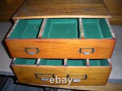 Vintage Wood and Glass Store KNIFE Display Case