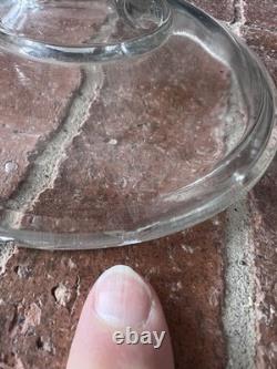 Vtg 1940s Sunshine Biscuit Loose Wiles Co. Candy Country Store Glass Jar Large